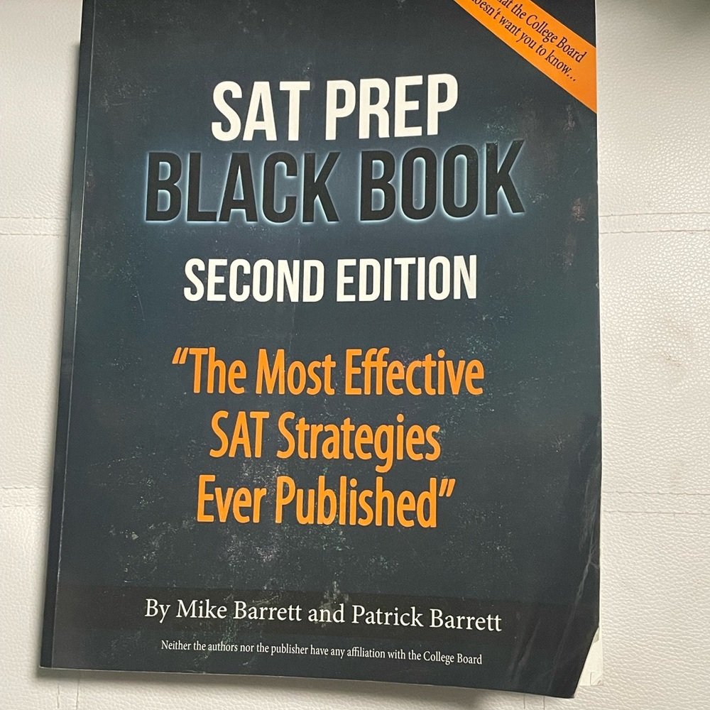 SAT prep black book 2nd edition